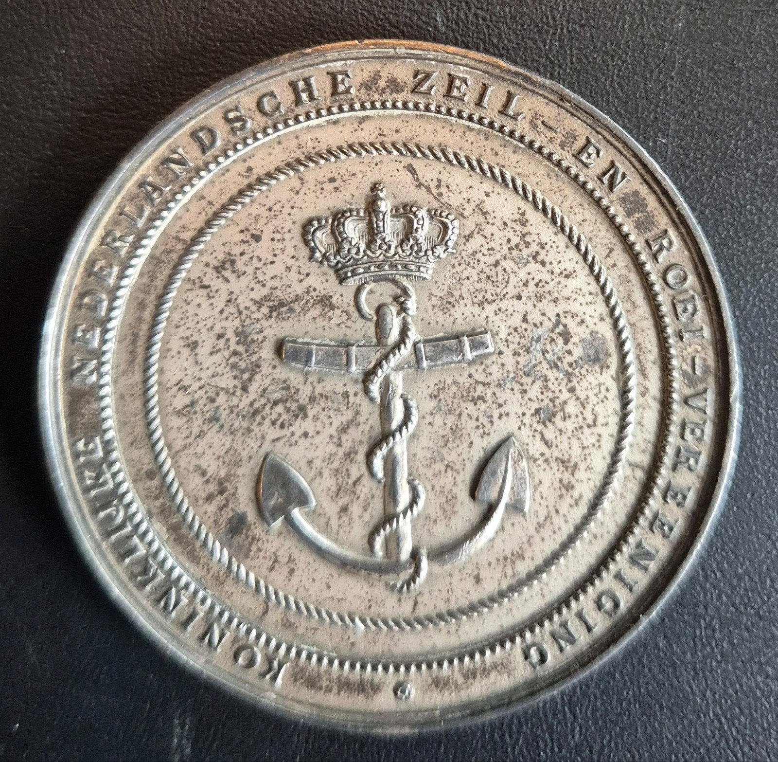 medaille penning verzilverd Zeilwedstrijd Amsterdam, Postzegels en Munten, Penningen en Medailles, Ophalen of Verzenden, Zilver