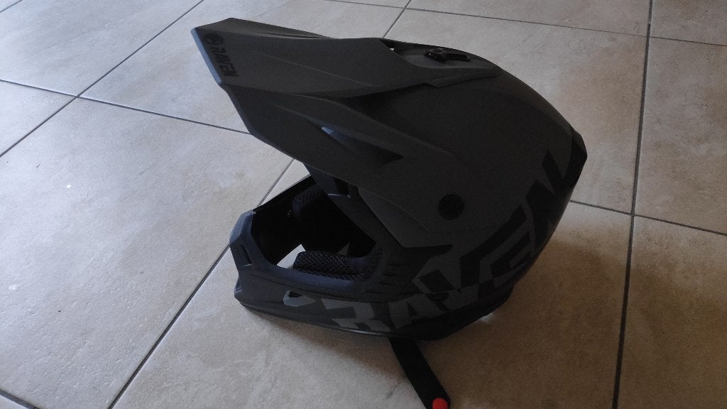Crosshelm Raven Airborne Split Maat M, M, Offroadhelm, Dames, Tweedehands