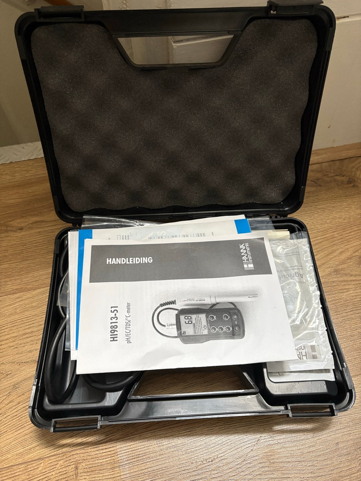 Hanna HI9813-51 pH EC TDS meter met koffer, Ophalen of Verzenden