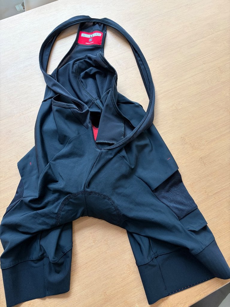 Castelli Cargo Bibshort xl (3x gebruikt), Fietsen en Brommers, Castelli, Heren, Zo goed als nieuw, XL