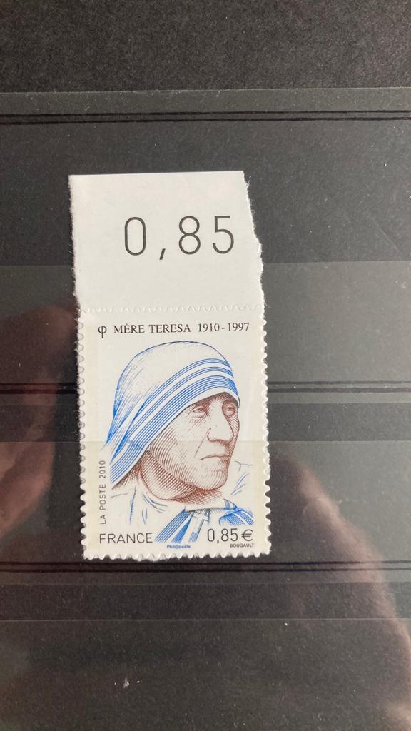 Frankrijk zelfklevend 468 moeder Theresa/262, Ophalen of Verzenden
