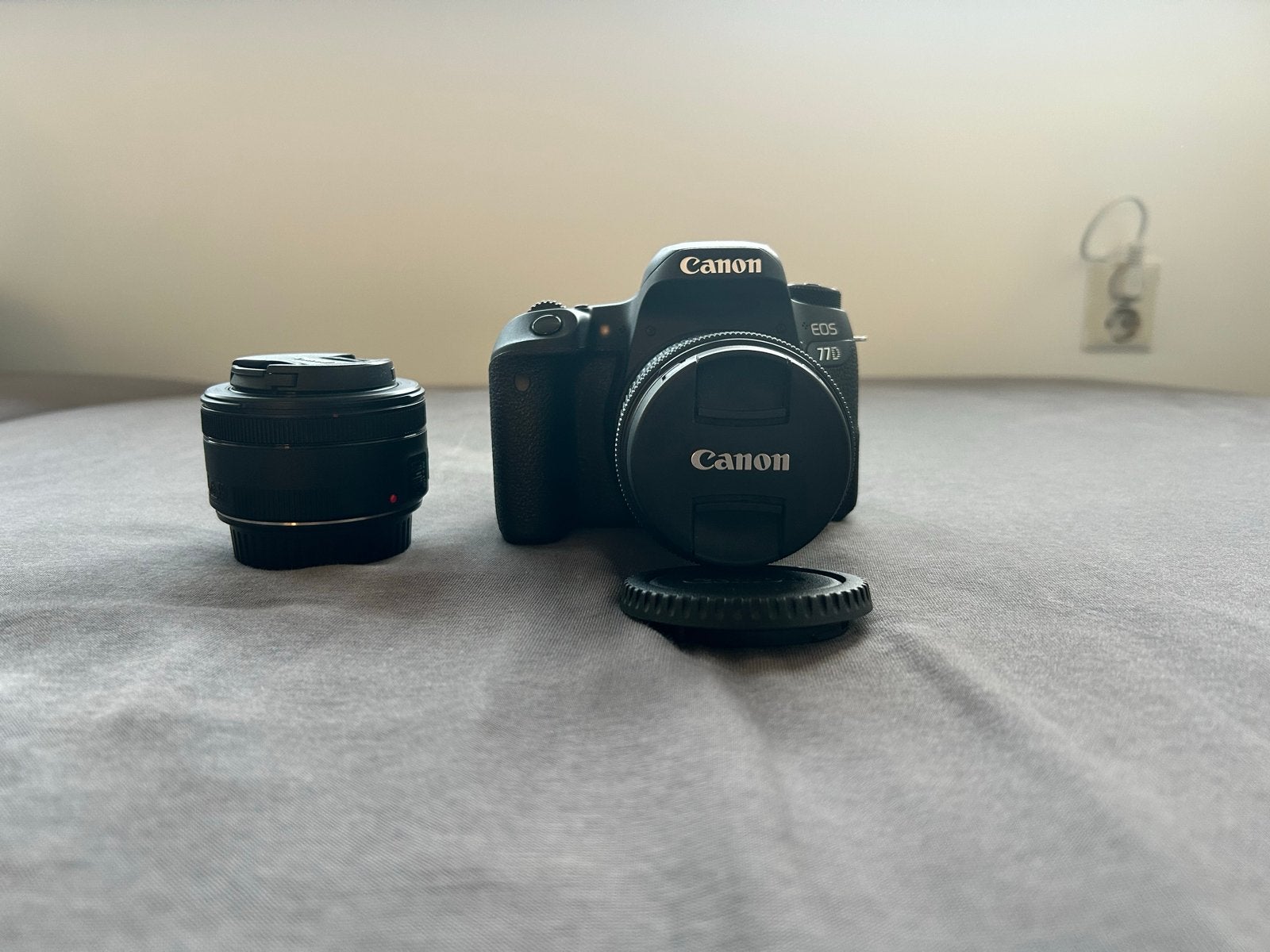 Canon 77D Spiegelreflexcamera - 50mm 1.8 & kit lens