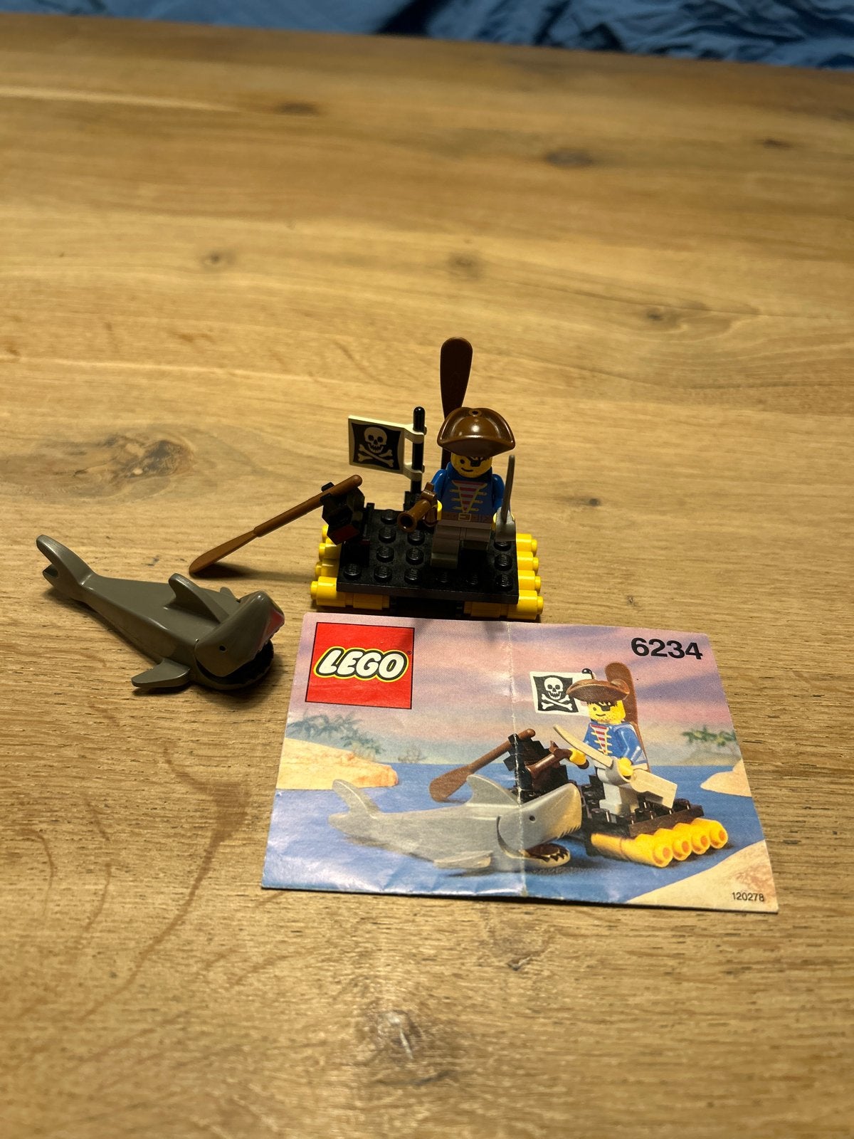 Lego 6234 Piraten Renegade’s Raft compleet met boekje, Lego, Zo goed als nieuw, Compleet, Complete set