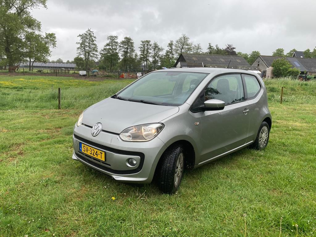 Volkswagen up! 1.0 44KW/60PK 3-DRS 2013 Grijs, Auto's, Volkswagen, Voorwielaandrijving, Stof, 4 stoelen, Handgeschakeld