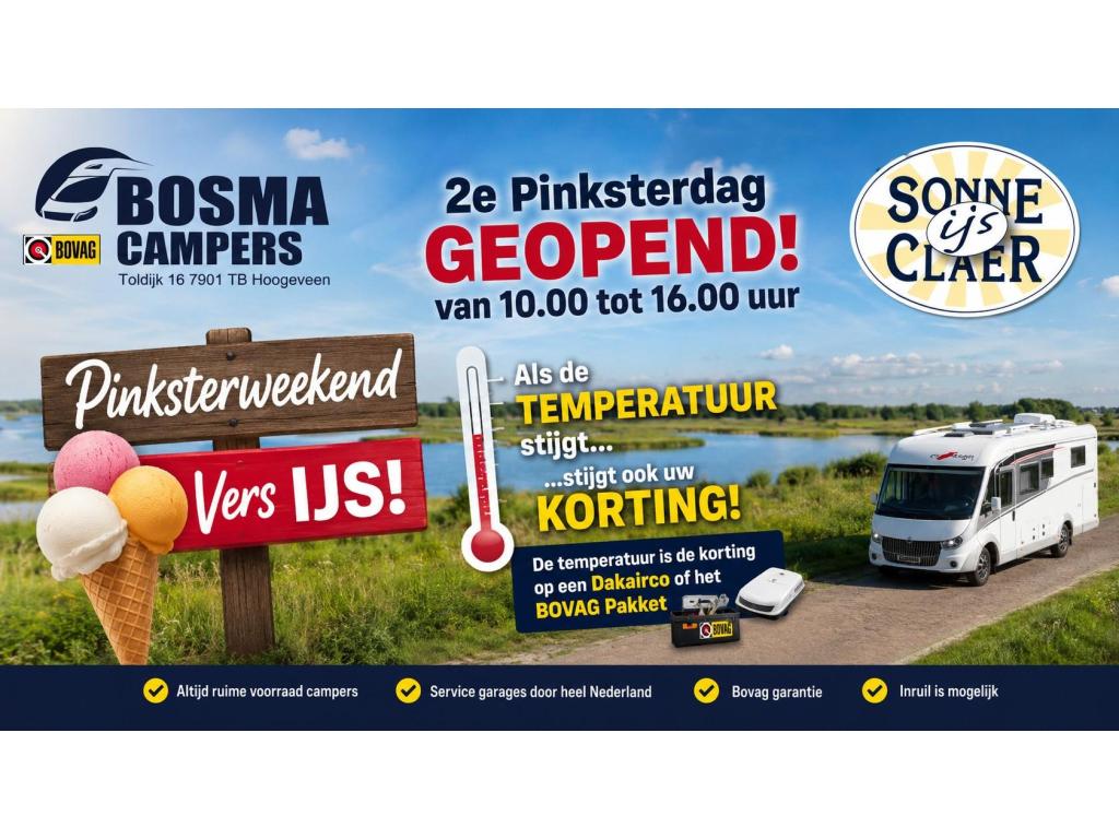 Hymer Tramp 678 CL Enkele Bedden Automaat Euro 5 70000 km, Caravans en Kamperen, Campers, Automaat, Ringverwarming, Airbags, 7 tot 8 meter