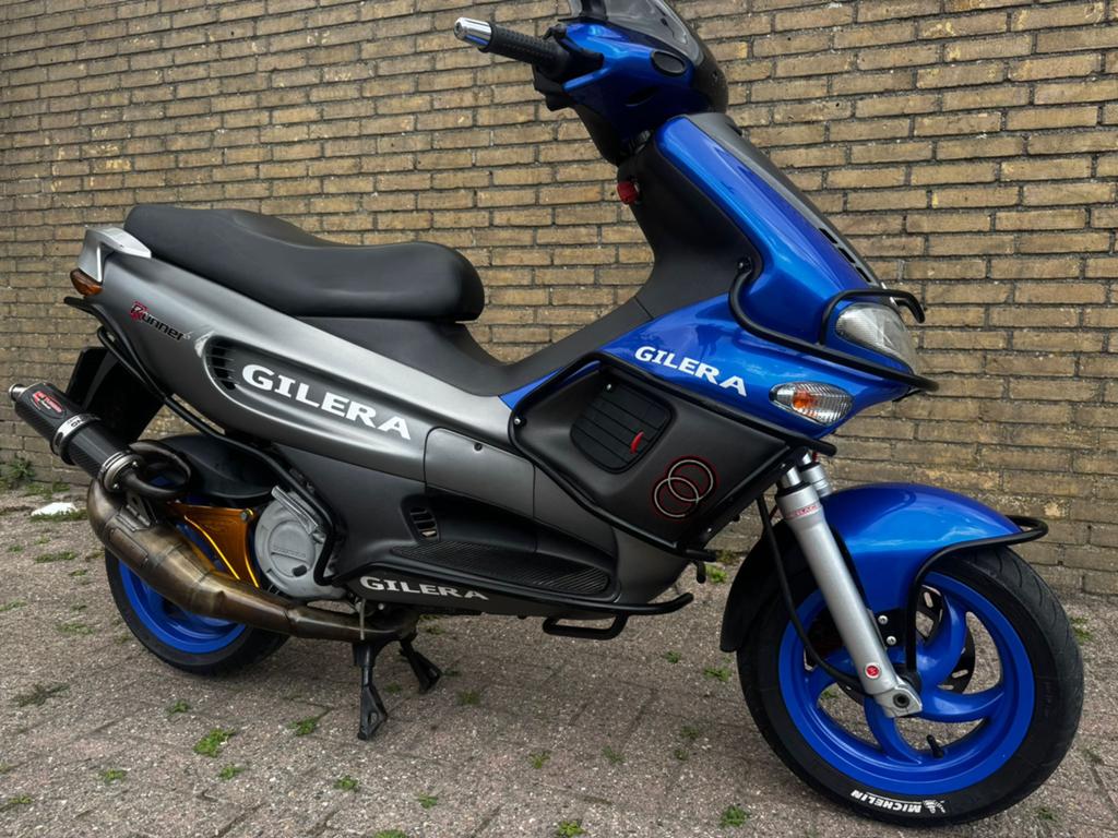 Gilera Runner 50cc 125cc 180cc 200cc Beugelset sier beugels, Ophalen of Verzenden, Zo goed als nieuw, Overige typen, Overige merken