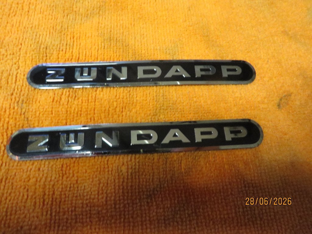 zundapp tank logo, Fietsen en Brommers, Ophalen of Verzenden, Gebruikt, Tank