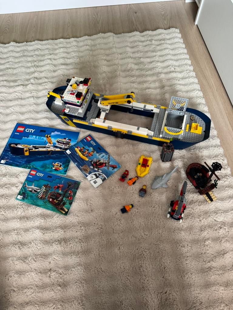 Lego city vrachtschip, Ophalen, Zo goed als nieuw