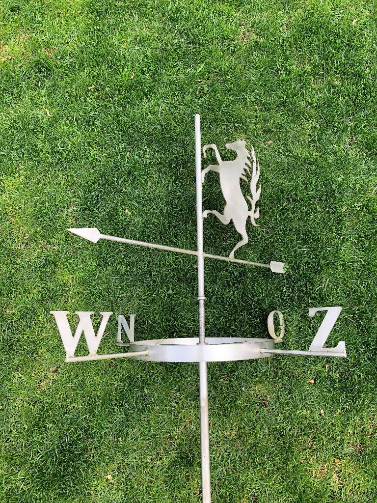 RVS Windwijzer Twentse Ros, Tuin en Terras, Windwijzers en Windmolens, Ophalen, Gebruikt