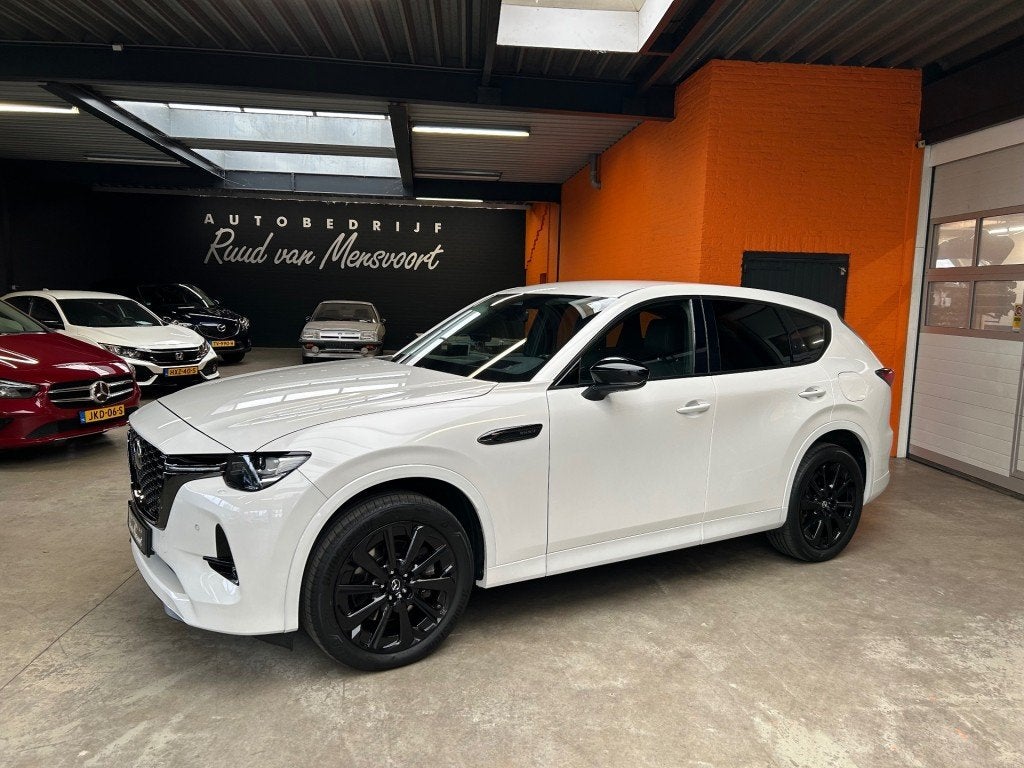 Mazda CX-60 2.5 PHEV HOMURA + / 360 Camera / Ad-Cruise / Bos, Gebruikt, Overige modellen, 4 cilinders, Met garantie (alle)