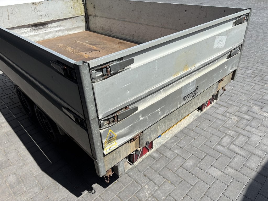 Henra kipper aanhanger aanhangwagen tandemasser plateauwagen, Gebruikt
