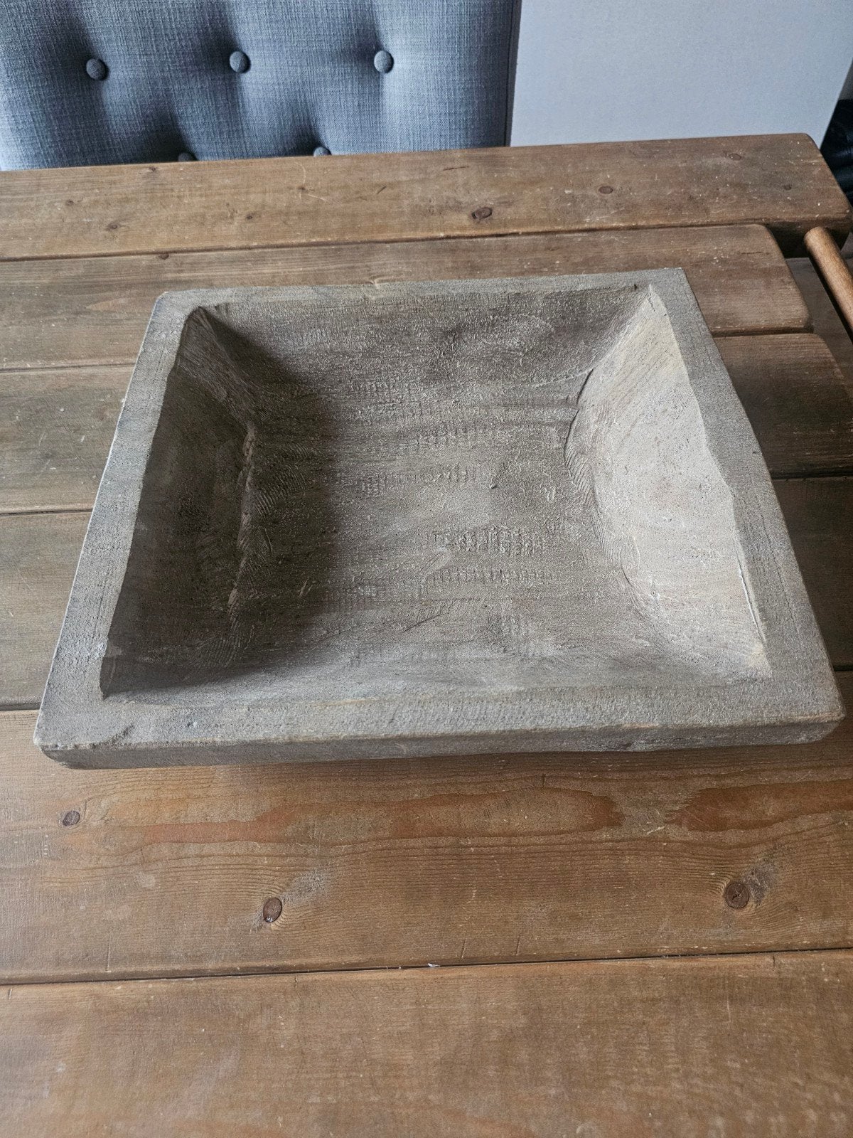 Nieuw - Houten schaal - Rustieke decoratie, Schaal, Nieuw, Ophalen of Verzenden, Rechthoekig