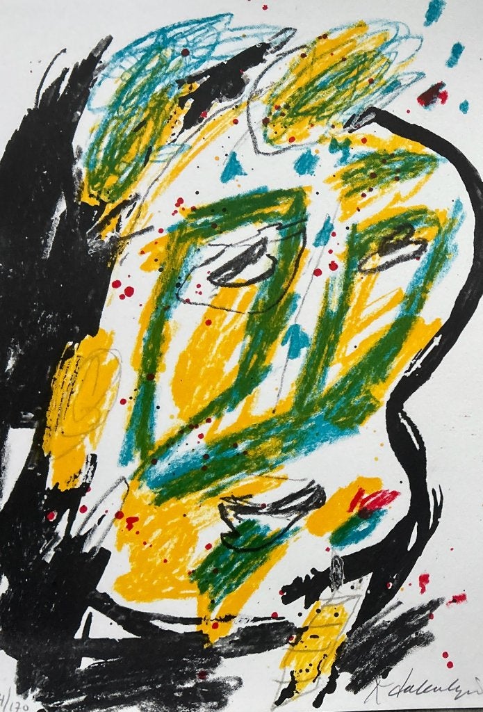 Twee zeefdruk Kees Salentijn, Antiek en Kunst, Kunst | Litho's en Zeefdrukken, Gesigneerd, Verzenden, Zeefdruk