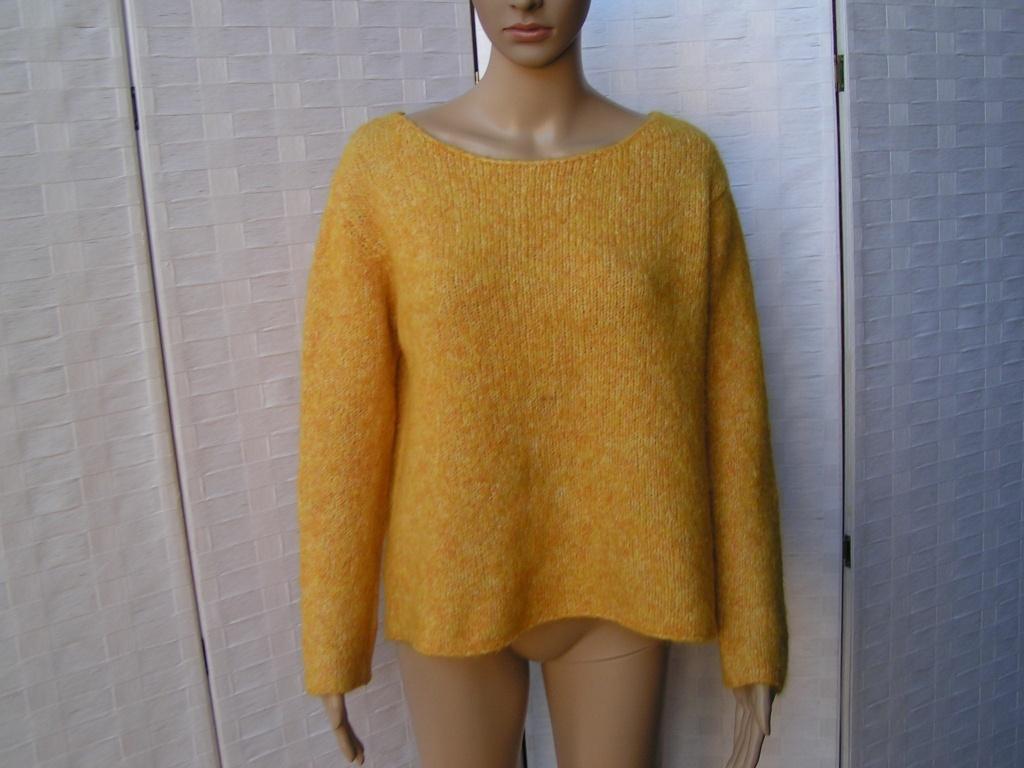 AMERICA VINTAGE wollen trui,Mt S als nieuw, Tweedehands, American vintage, Tweedehands, Geel