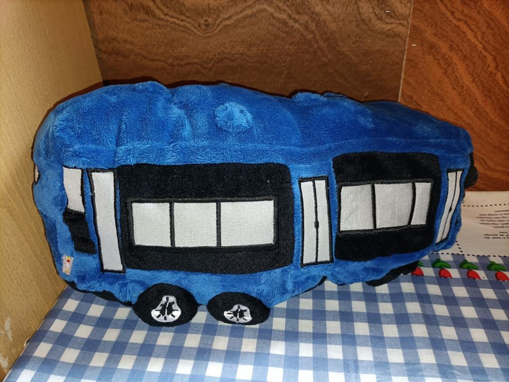 Scania bus met beer knuffel erin 2 in 1 knuffel 35 cm, Ophalen of Verzenden, Zo goed als nieuw, Overige typen