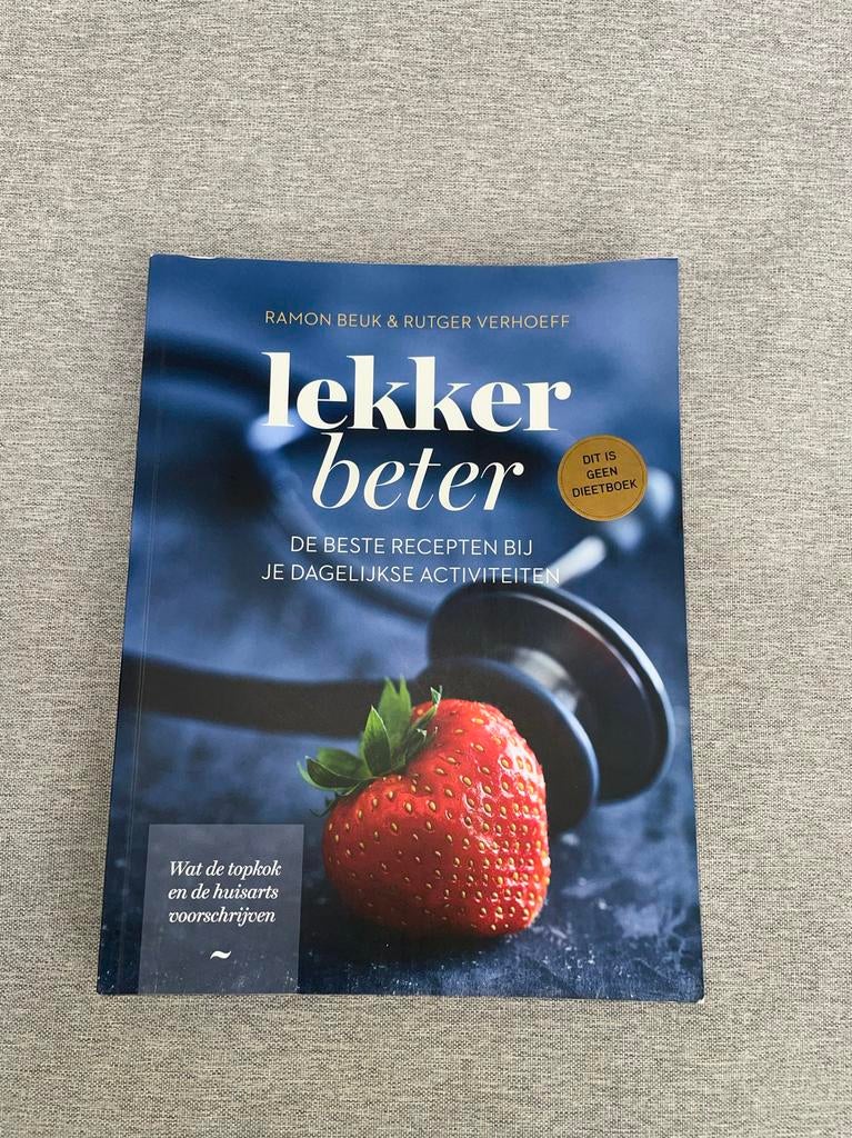 Lekker Beter Kookboek - Gezond en smaakvol koken, Boeken, Gelezen, Hoofdgerechten, Ophalen of Verzenden, Gezond koken