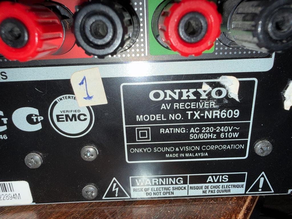 Onkyo TX-NR609 AV Receiver - 7.1-kanaals THX-gecertificeerd, Audio, Tv en Foto, Versterkers en Receivers, Gebruikt, Ophalen of Verzenden