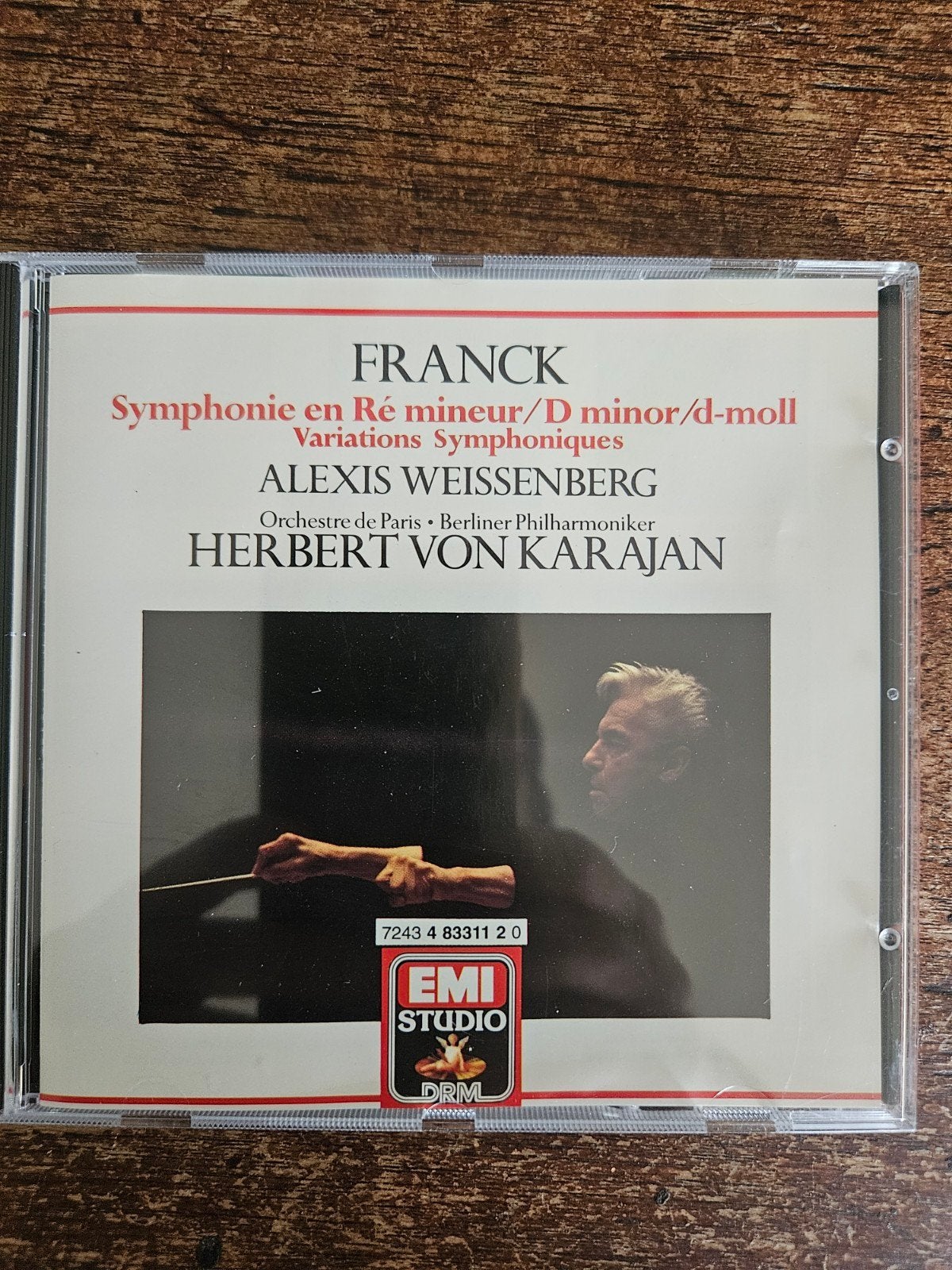 César Franck - Symfonie in D mineur - Herbert von Karajan CD, Symfonie, Overige componisten, Ophalen of Verzenden, Zo goed als nieuw