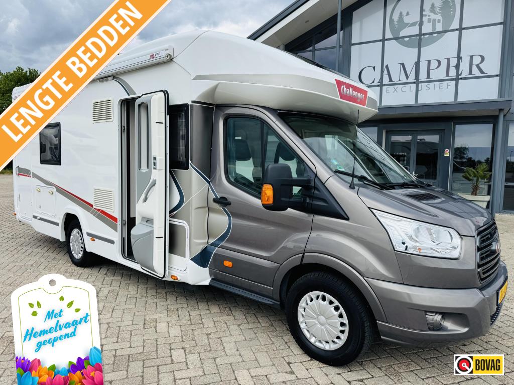 Challenger Mageo 377 Lengtebedden Enkele bedden Hefbed, Caravans en Kamperen, Campers, Standaard zit, Contact@challenger.tm.fr
