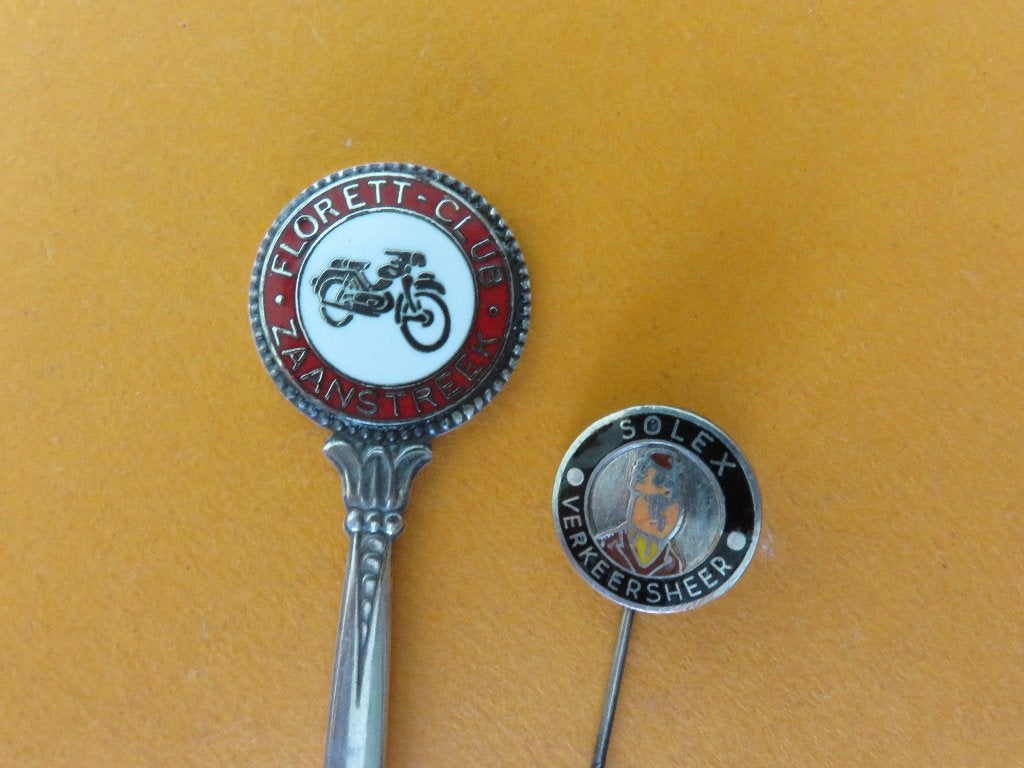 Lepeltje speldje . Bromfiets. Kreidler Solex, Verzenden, Gebruikt