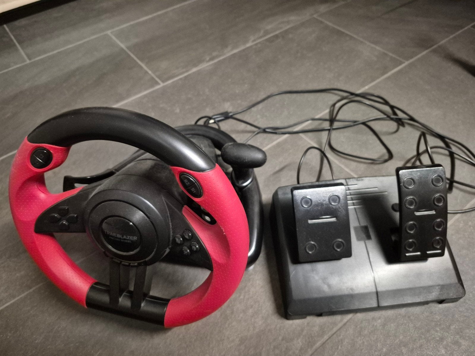 Speedlink Trailblazer racestuur met pedalen voor PC/PS4, Speedlink, Racestuur, Gebruikt, Ophalen of Verzenden
