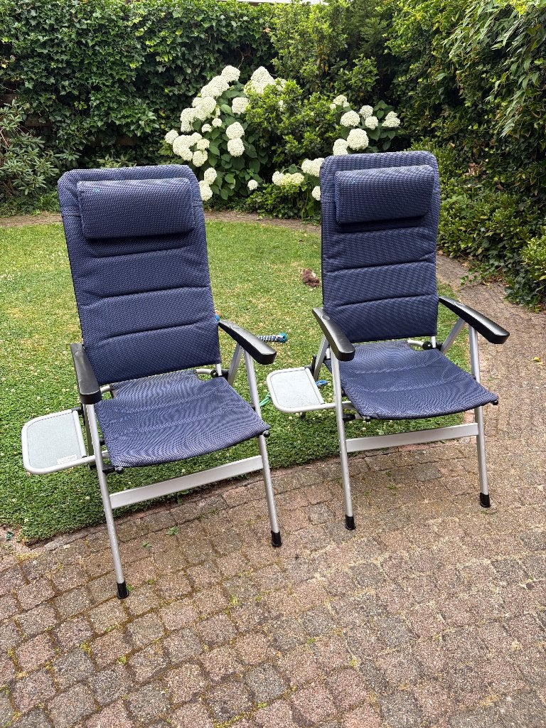 Te koop: Twee mooie Human Nature Verona stoelen, Ophalen, Zo goed als nieuw, Campingstoel