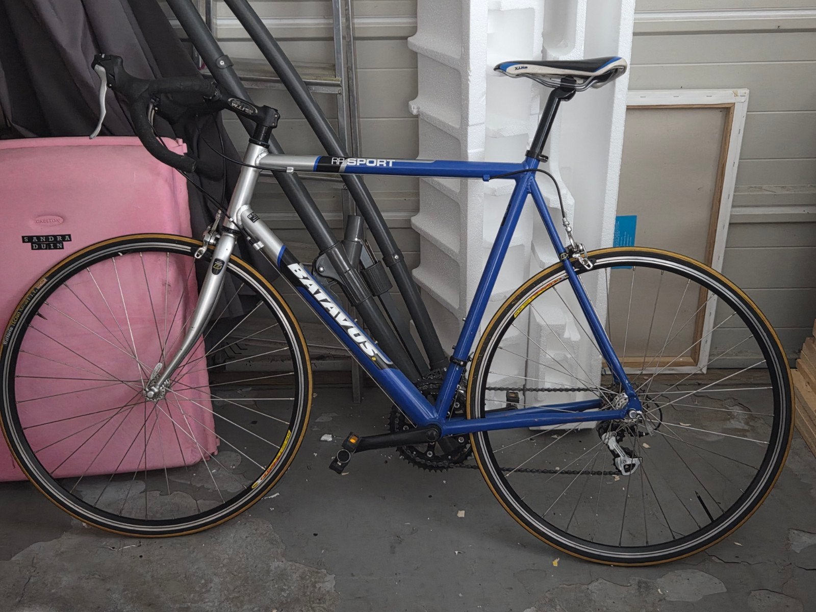 Batavus R-Sport racefiets - Blauw/Zilver, Ophalen
