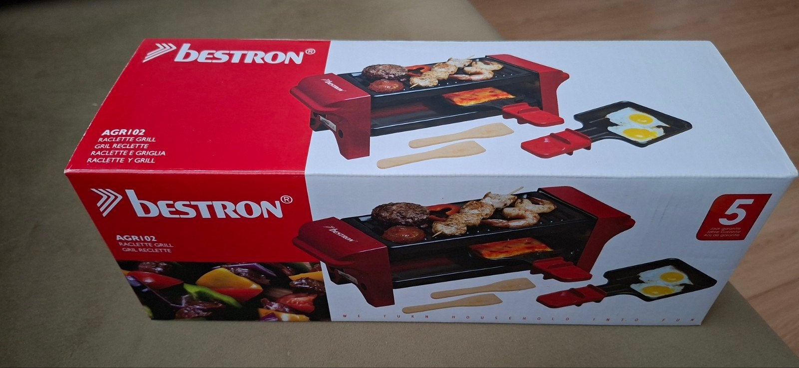 Bestron AGR102, Ophalen of Verzenden, Nieuw, Minder dan 4 personen