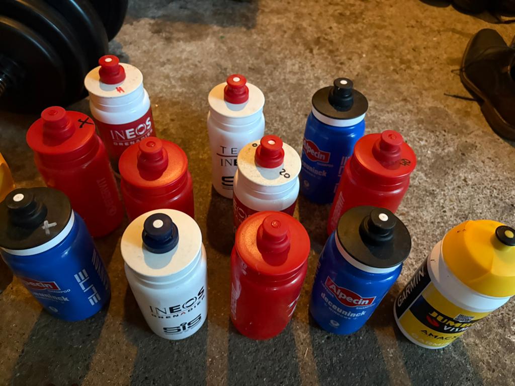 Bidons wielrennen, Ophalen, Zo goed als nieuw