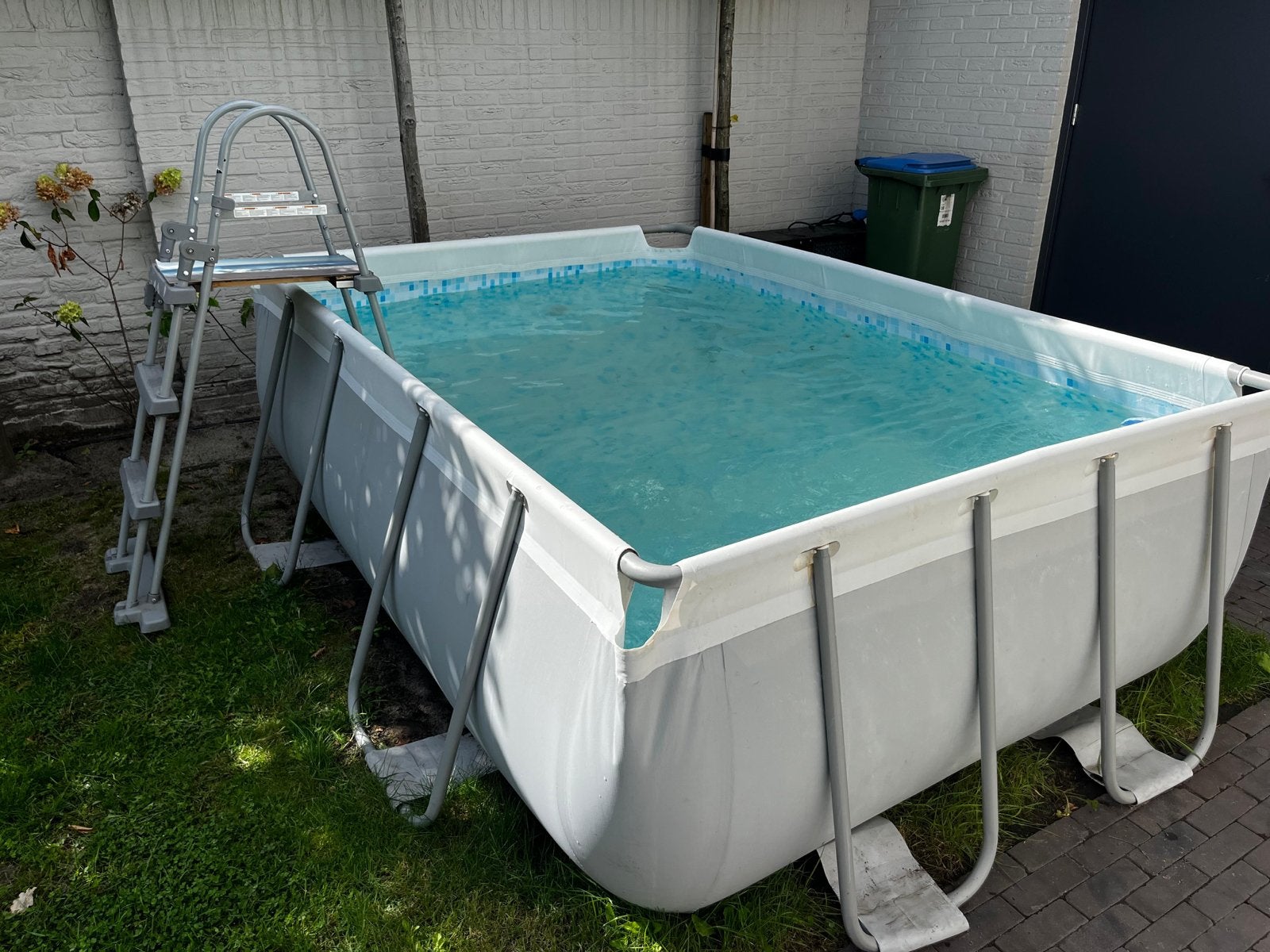 Bestway Power Steel Opzetzwembad met pomp en toebehoren, Tuin en Terras, Gebruikt, 200 tot 300 cm, 80 tot 120 cm, Ophalen of Verzenden