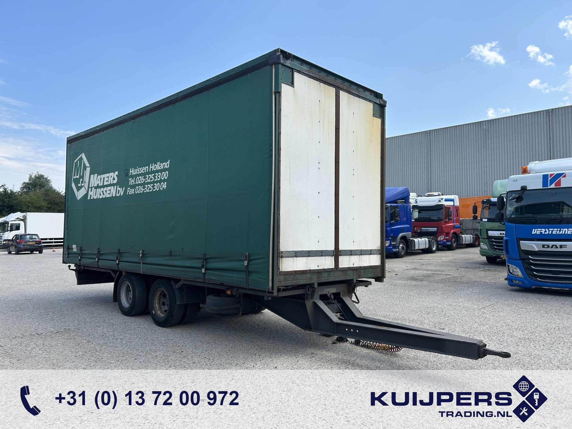 Pacton 16 PG / Wipkar / Mid Axle Trailer / Jumbo - Volume /, Auto's, Overige brandstoffen, Origineel Nederlands, Bedrijf, Aanhangers en Opleggers
