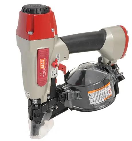 MAX Coil Nailer  CV452S - Tacker - Spijkermachine, Doe-het-zelf en Verbouw, Ophalen, Zo goed als nieuw