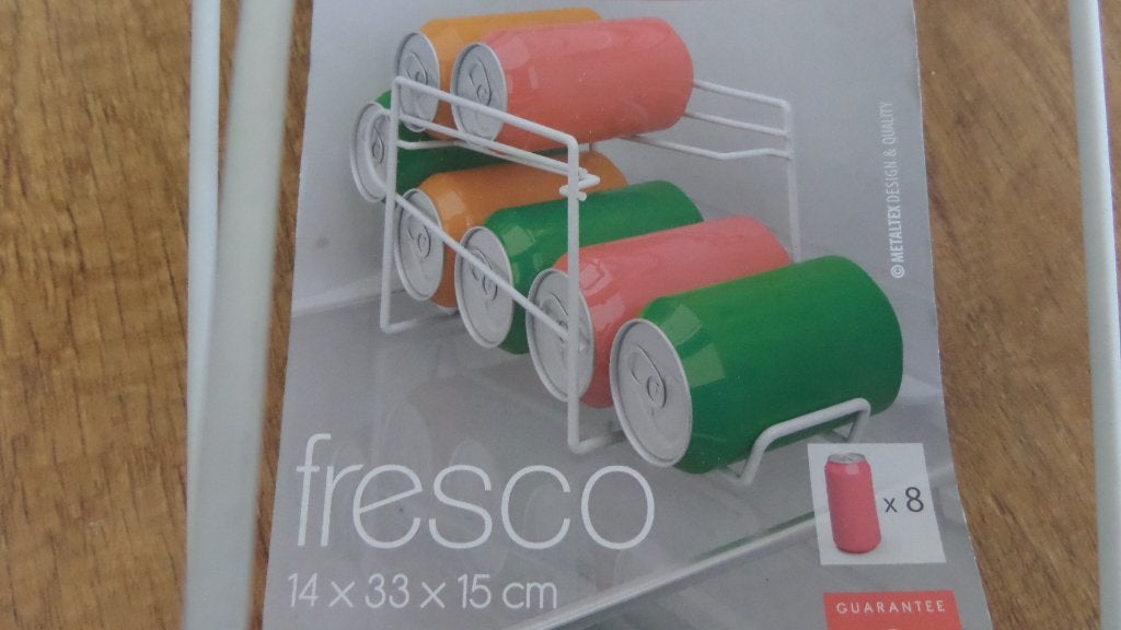 frisdrank blik dispenser voor in de koelkast of voorraadkast, Overige typen, Ophalen of Verzenden, Nieuw