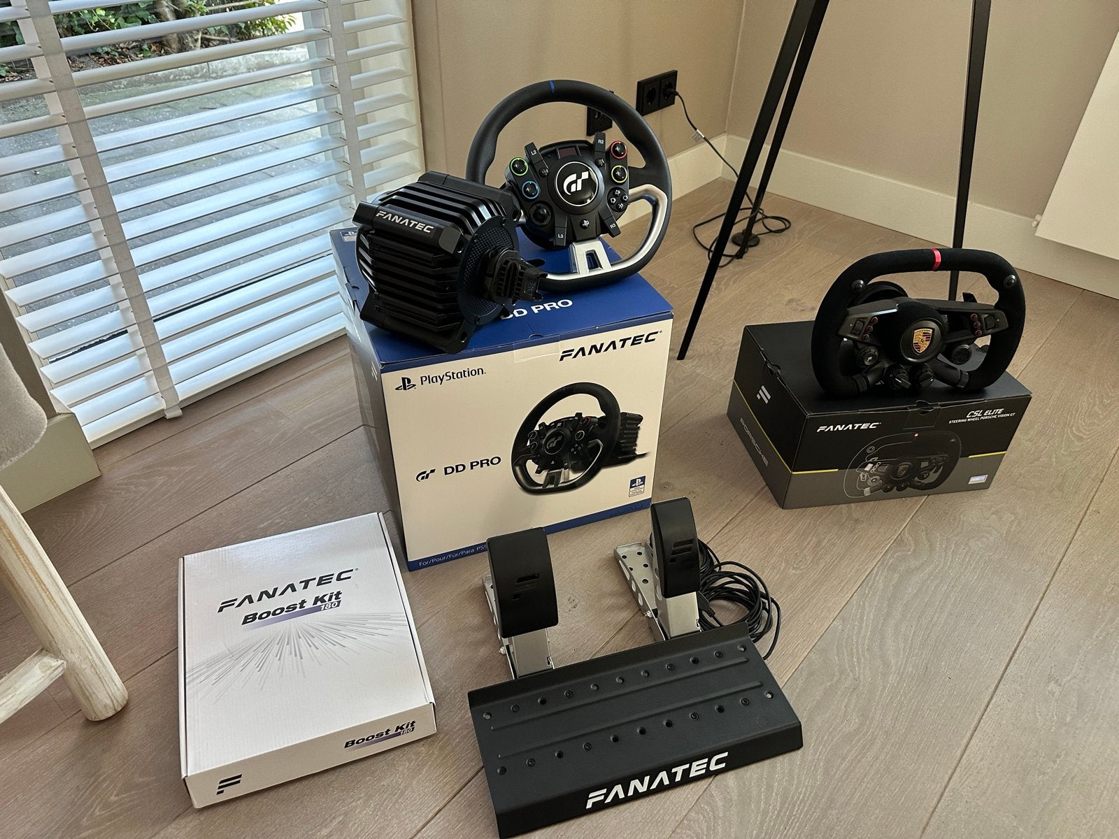 Fanatec DD Pro met Boost Kit optioneel Porsche CSL Elite PS5, 1 speler, Ophalen, Zo goed als nieuw, Racen en Vliegen