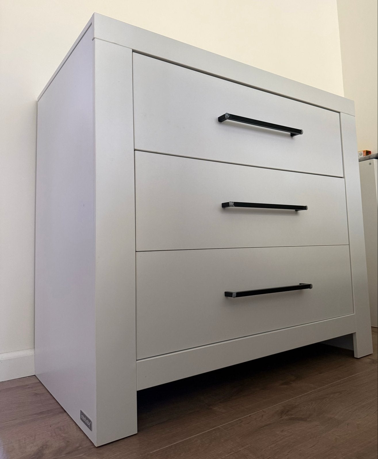 Interbaby Commode Ladikant Matras+Topper Wit, 50 tot 70 cm, Ophalen of Verzenden, Zo goed als nieuw, 75 tot 100 cm