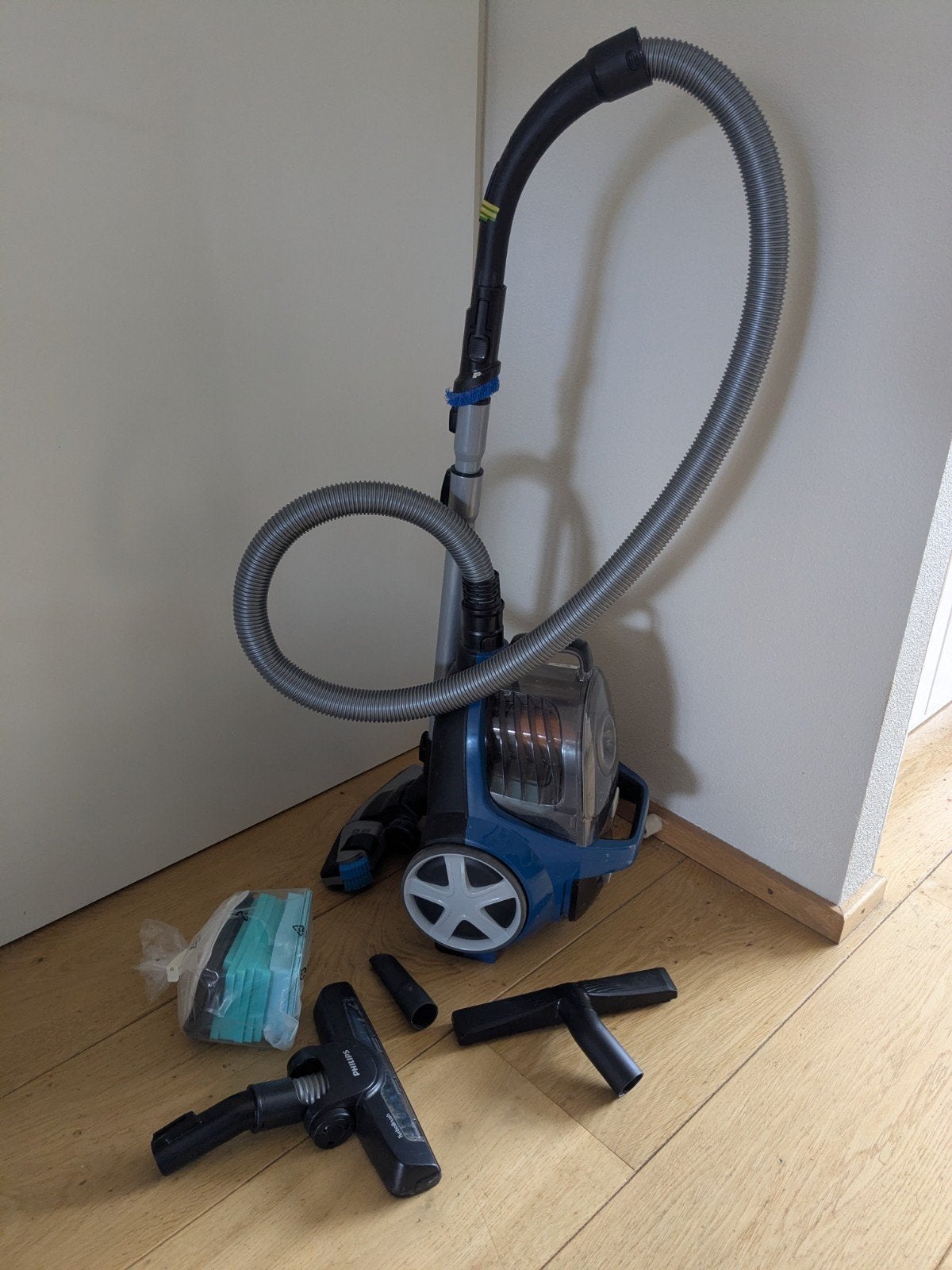 Philips PowerPro Active FC9533 stofzuiger met accessoires, Witgoed en Apparatuur, Stofzuigers, Gebruikt, Steelstofzuiger, Philips