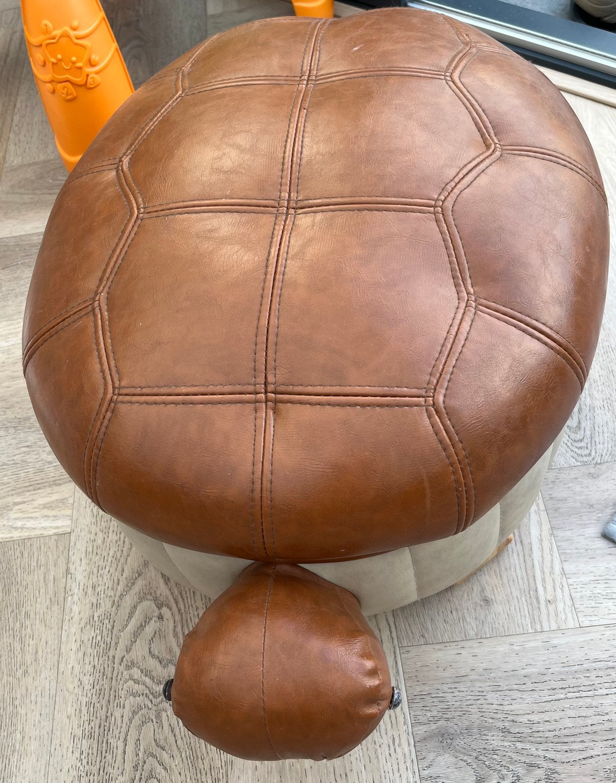 Kinder poef, Ophalen, Zo goed als nieuw, Rond, Minder dan 50 cm