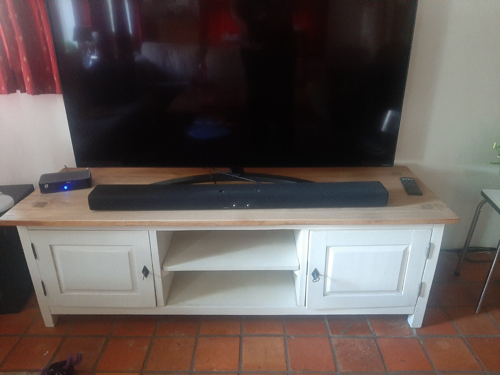 Tv meubel hout, Huis en Inrichting, Ophalen, Minder dan 100 cm, 25 tot 50 cm, Overige houtsoorten