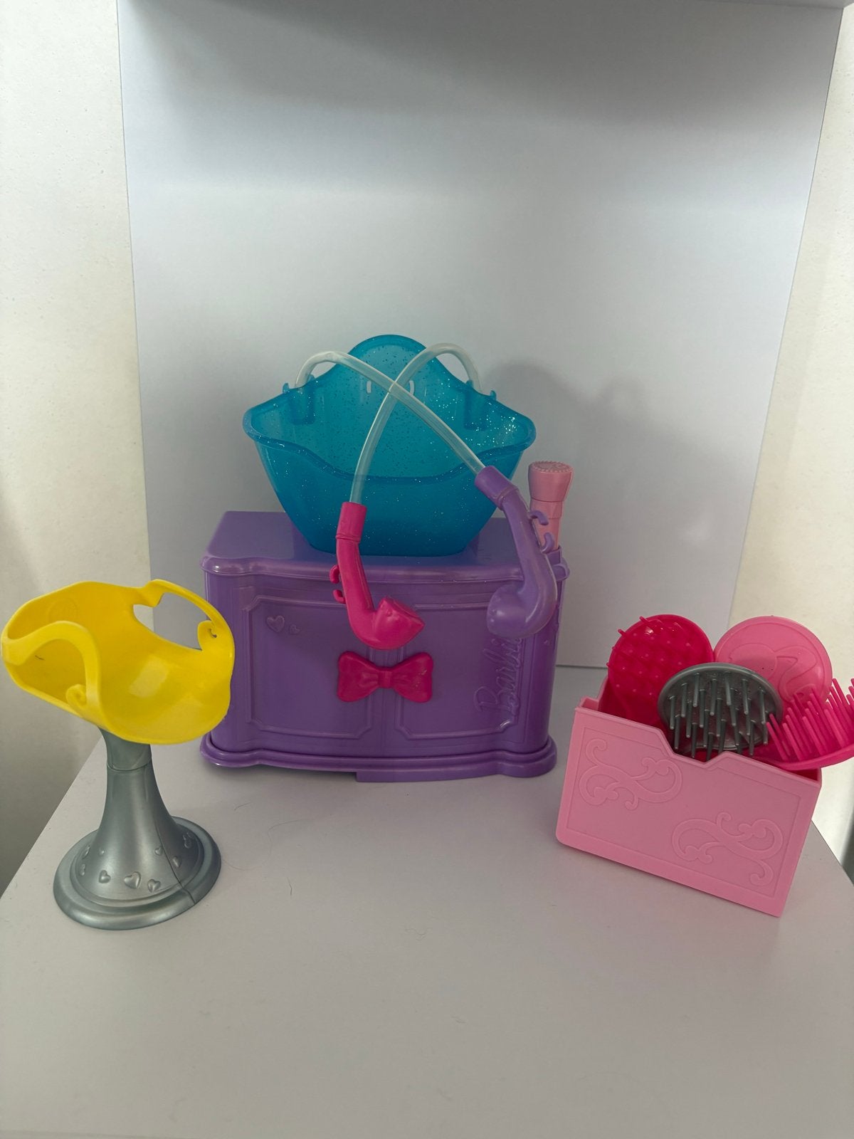 Barbie Kapsalon Speelset met Accessoires, Ophalen of Verzenden, Gebruikt, Barbie