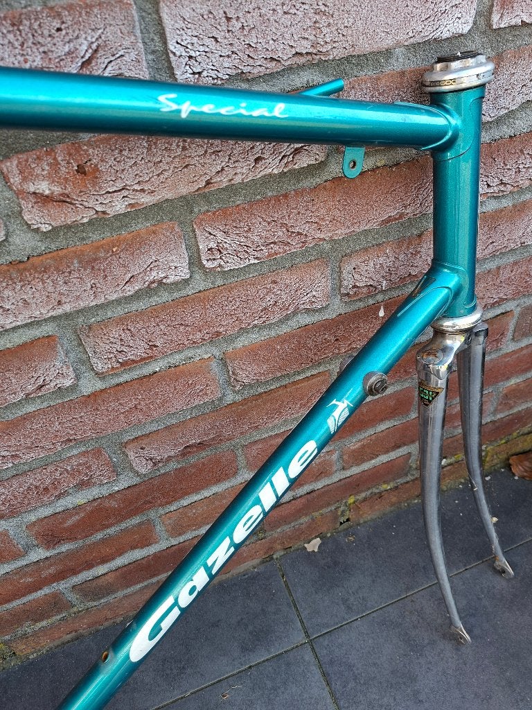 Gazelle Special racefiets frame met voorvork, Ophalen, Frame, Gebruikt, Staal