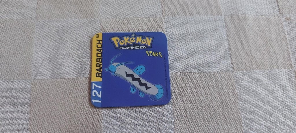 magneet speelgoed pokemon panini staks Barboach, Ophalen of Verzenden, Nieuw, Overige merken
