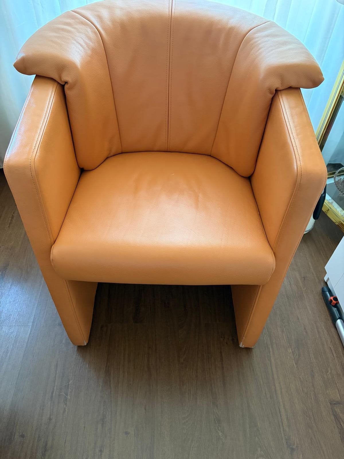 Originele Rolf Benz kleur zalm/oranje., Huis en Inrichting, Ophalen, Gebruikt, 75 tot 100 cm, 50 tot 75 cm
