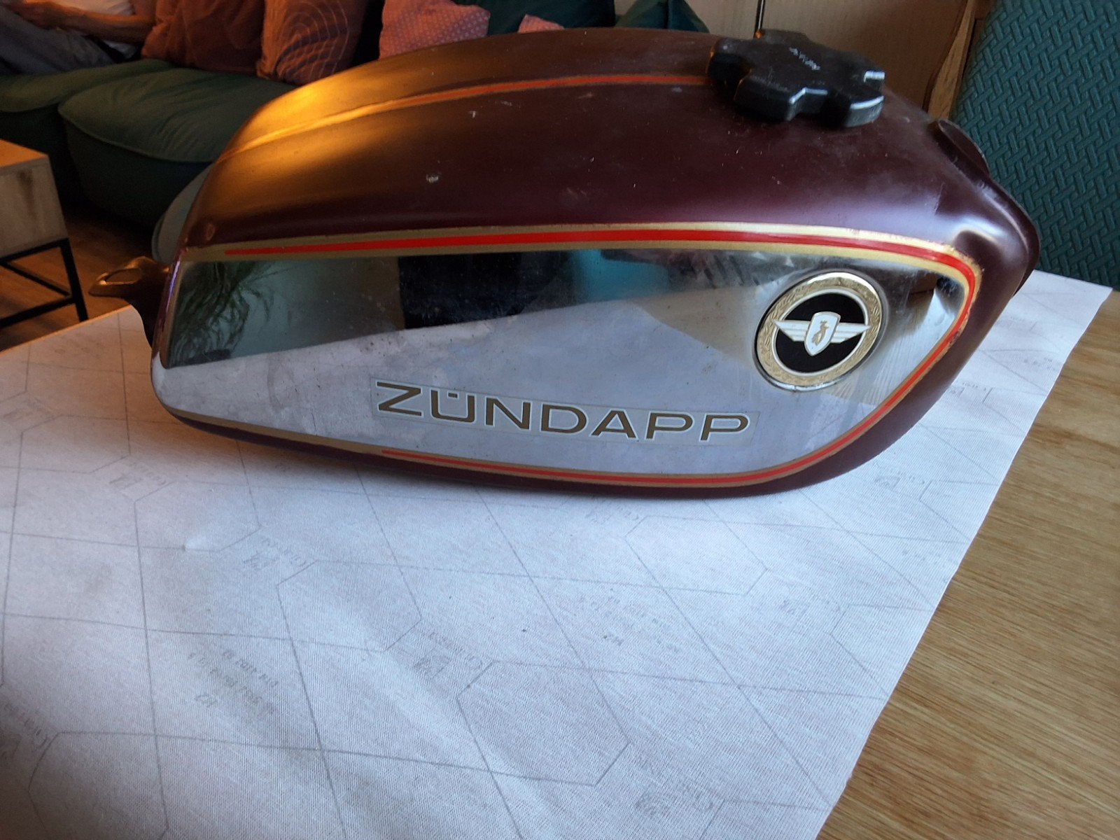 ZUNDAPP TANK, Ophalen of Verzenden, Gebruikt, Tank