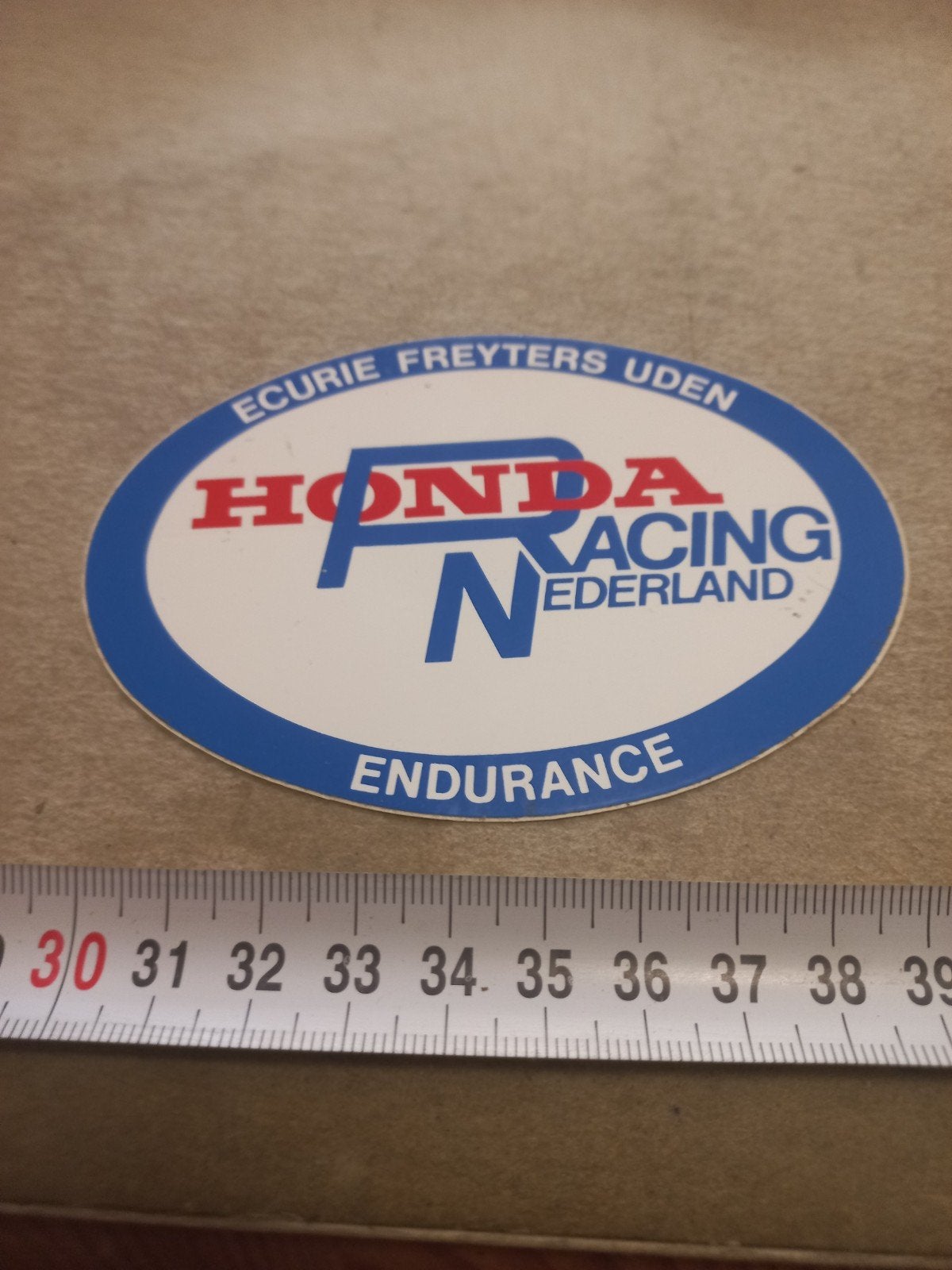 Vintage Honda Racing Nederland Endurance sticker, Ophalen of Verzenden