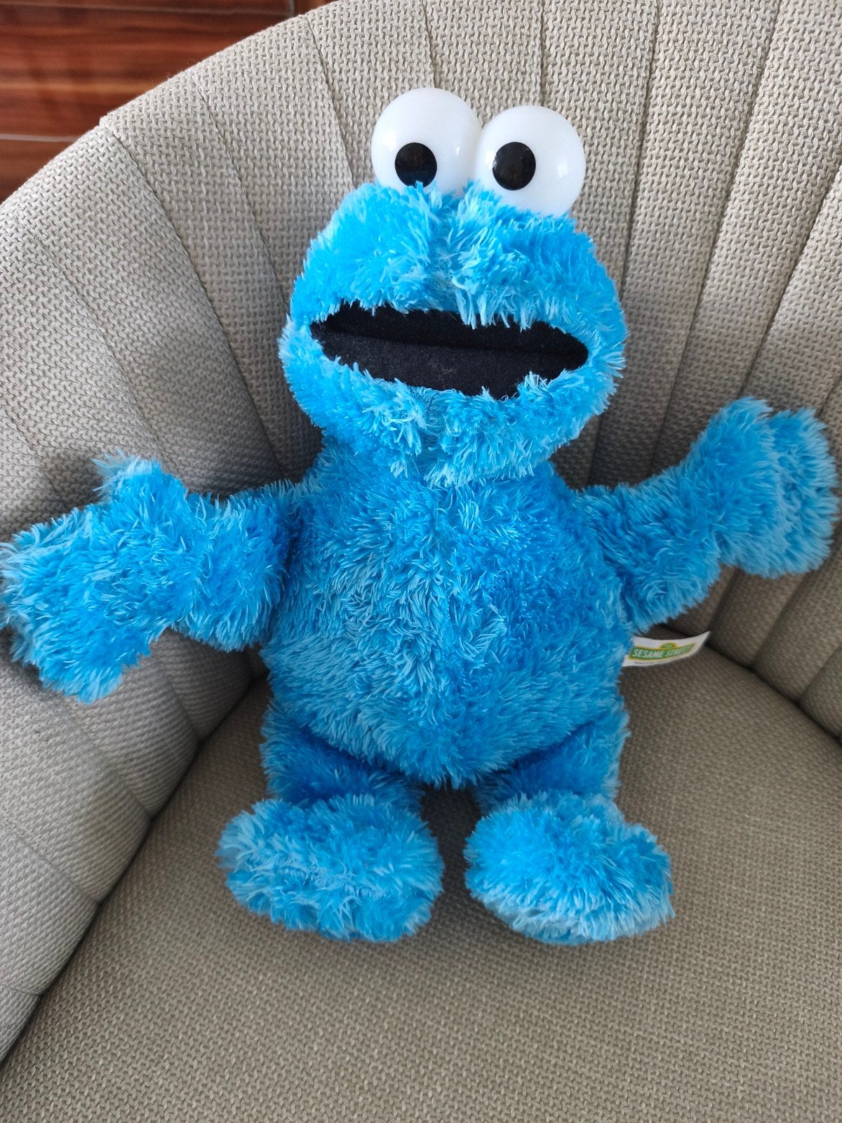 koekiemonster Sesamstraat zgan 39 cm, Ophalen of Verzenden, Zo goed als nieuw, Overige typen