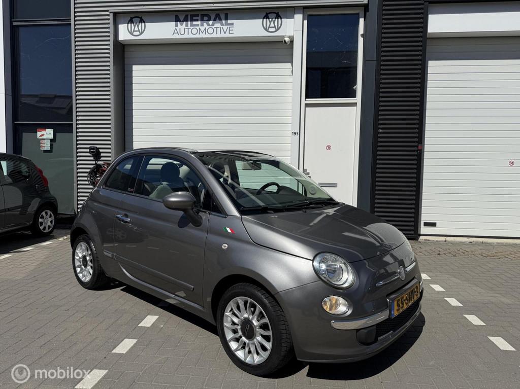 Fiat 500C 1.2 Lounge Airco NAP PDC Cabrio, Auto's, Euro 5, Elektrische ramen, Gebruikt, 4 cilinders