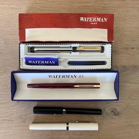 Parker Schaeffer vulpennen set 2 x 2, Verzenden, Zo goed als nieuw, Vulpen, Waterman