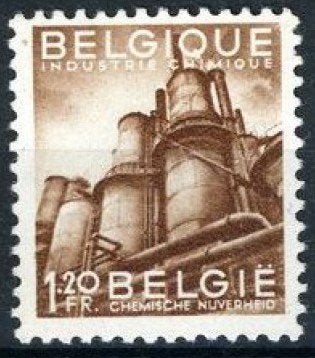 België 1948 - OBP 767 -   Chemische industrie, Frankeerzegel, Ophalen of Verzenden, Postfris, Postfris