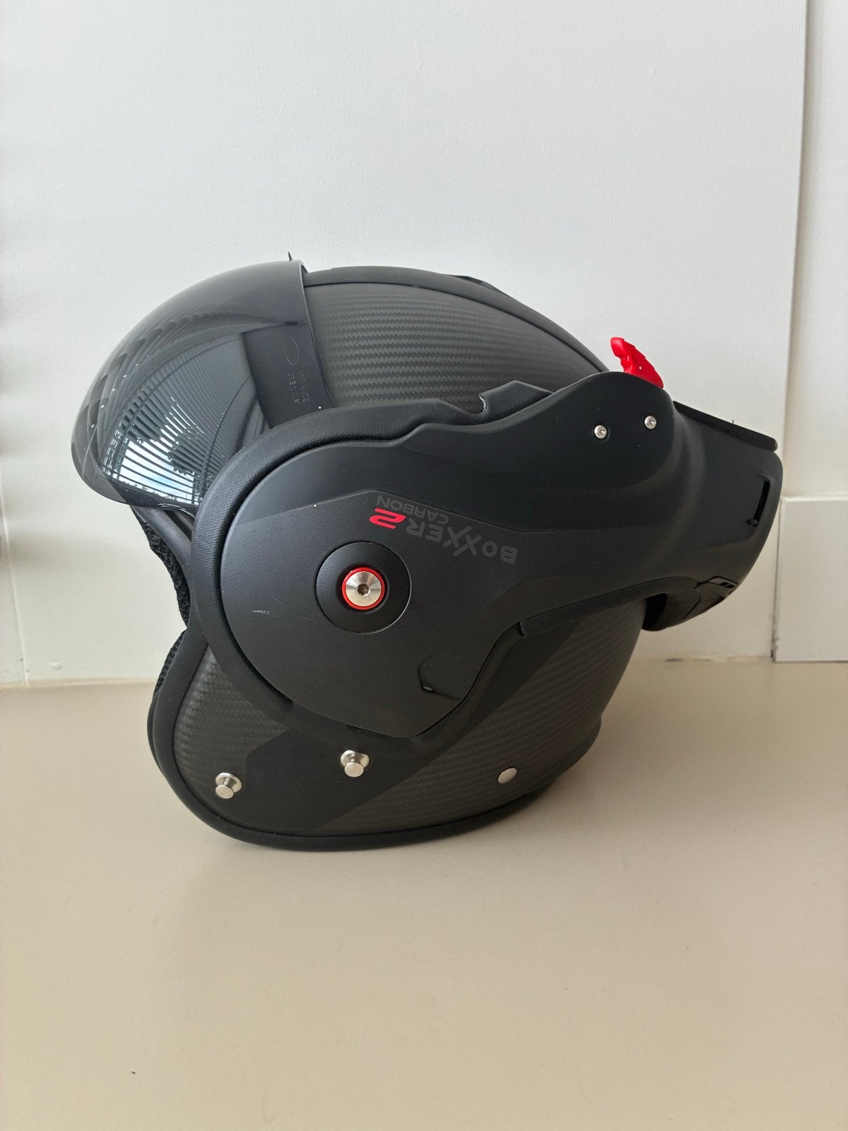 Roof Boxxer 2 Carbon mat zwart - Maat M, Motoren, Kleding | Motorhelmen, Overige merken, M, Systeemhelm, Heren