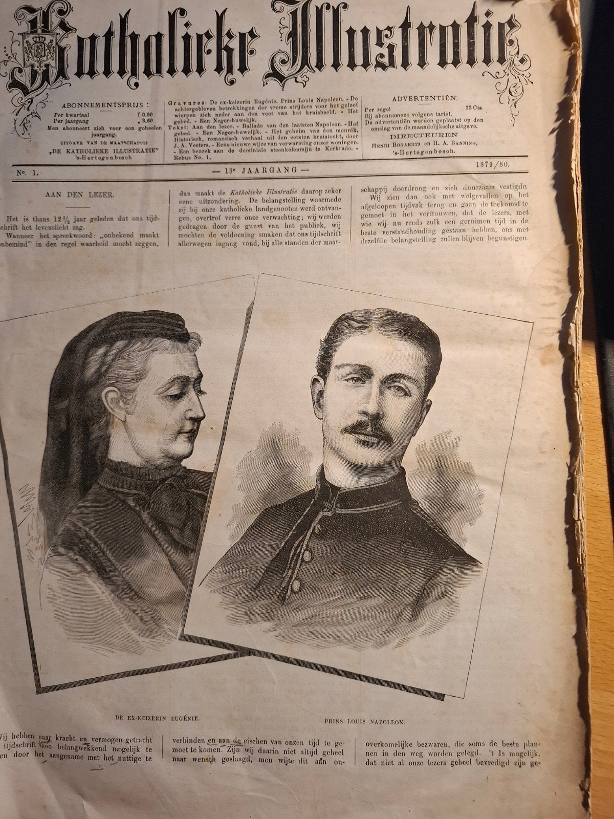 De Katholieke Illustratie - 13eJaargang (1879/80), Ophalen of Verzenden, Gelezen, Overige typen